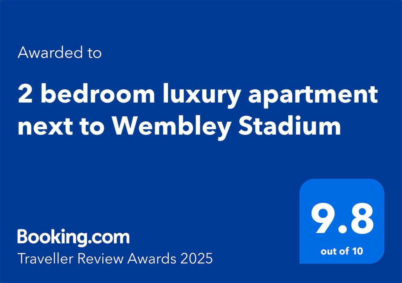 2025 Award Winning - 2 Bedroom Luxury Apartment Next To Wembley Stadium 伦敦 外观 照片
